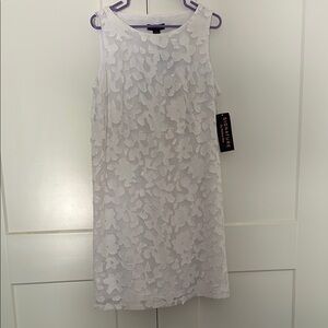 NWT Robbie Bee White Sleeveless Sheath Dress